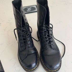Dr. Martens Black Combat Boots